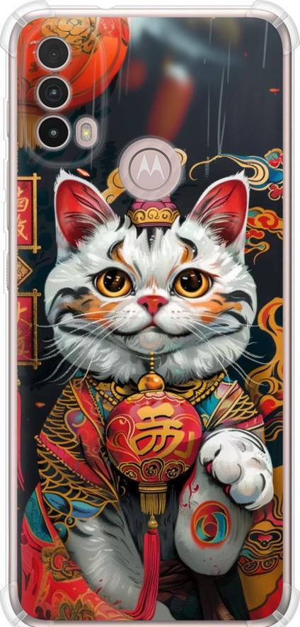 Чехол на Motorola E40 China Cat v2 (6135sp-2660-42517)