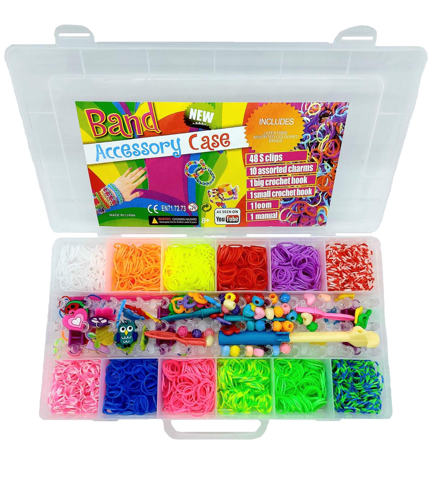 Набор Loom Bands для переплета из резинок с аксессуарами 2400 шт.