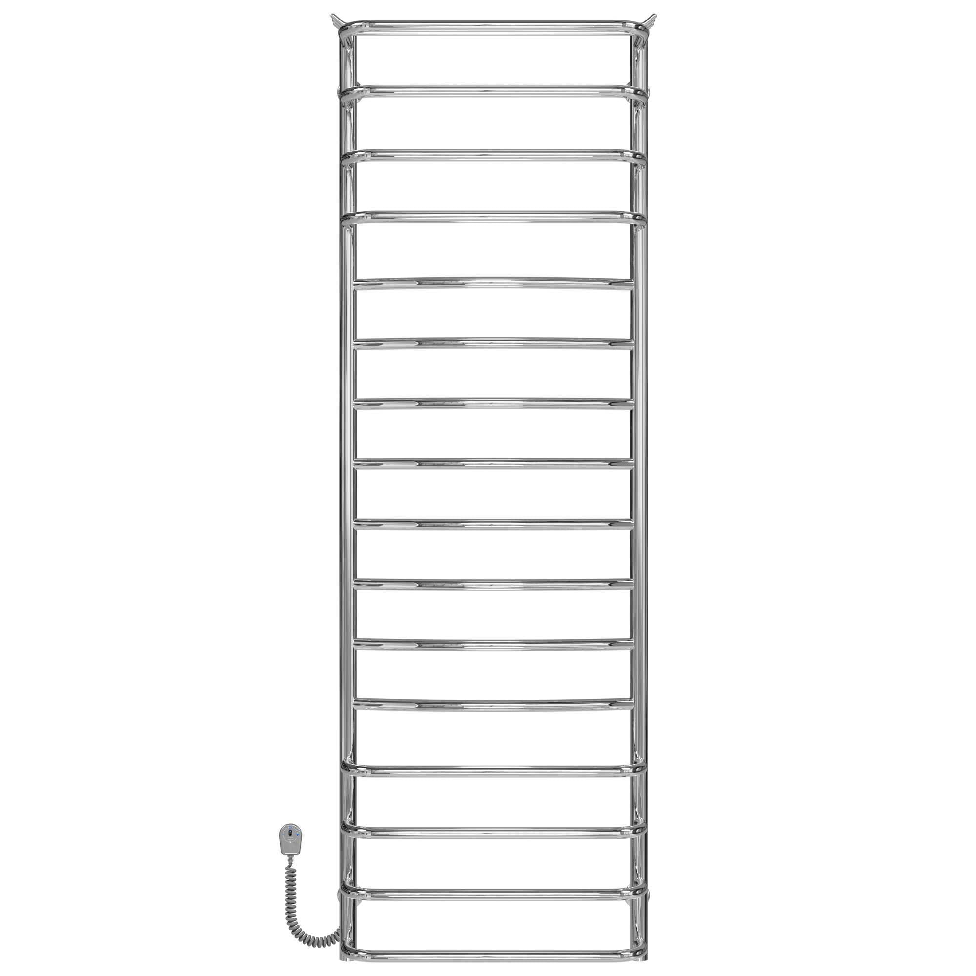 Полотенцесушитель электрический Deffi Юность П16 EF16 нержавеющая сталь 500х1600 мм Хром (C.YU.160.50.16.ECL5)