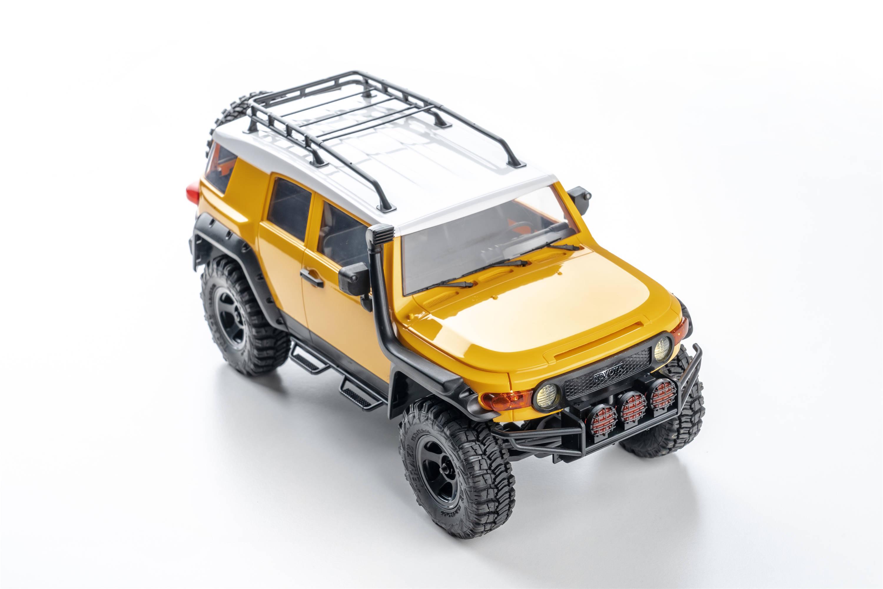 Машинка на радиоуправлении FMS 1:18 FJ Cruiser RTR Yellow - фото 33 Машинка на радиоуправлении FMS 1:18 FJ Cruiser RTR Yellow - фото 33