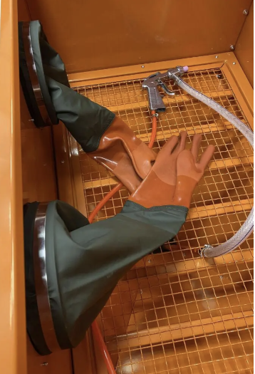 Камера пескоструйная Bass Polska с верхней загрузкой 250 л (4267) - фото 9