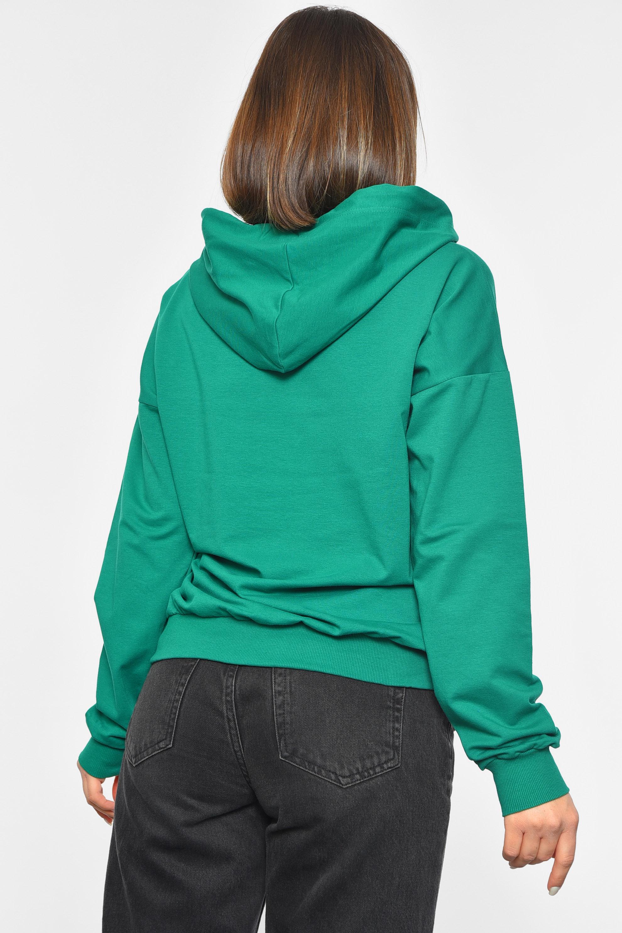 Худи женское L Зеленый (189685) - фото 3