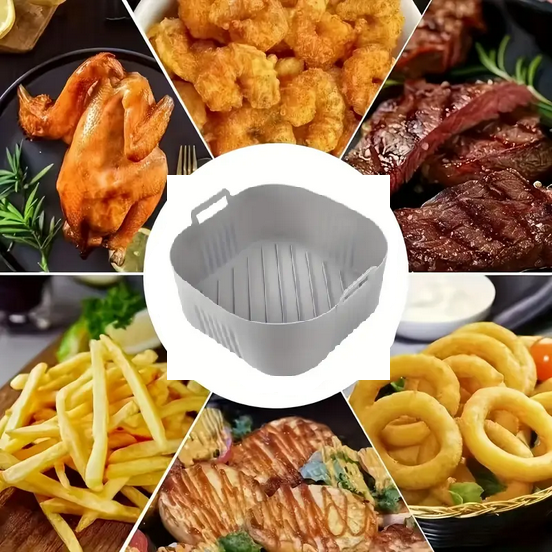 Форма силиконовая квадратная для аэрогриля/мультипечи и фритюрницы 20 см (RU-4819) - фото 2 Форма силиконовая квадратная для аэрогриля/мультипечи и фритюрницы 20 см (RU-4819) - фото 2