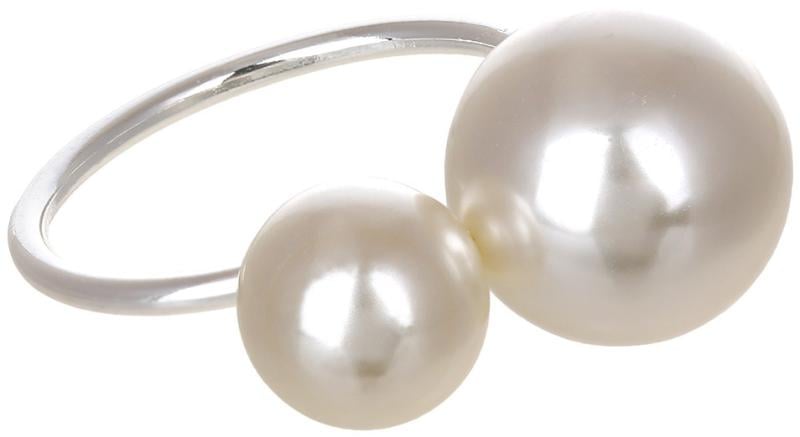 Комплект металевих кілець для серветок перлина 6 шт. 4,5 см Білий