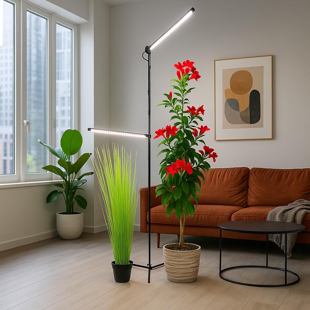 Фітосвітильник із двома лампами повного спектру IO-2 Long для високих до 2 м рослин (27834427) - фото 2