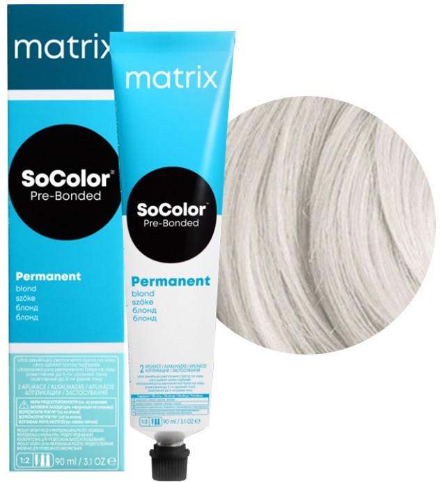 Крем-фарба для освітлення волосся Matrix SoColor Pre-Bonded Ultra Blonde 90 мл UL-NV+ Ультра блонд - фото 1