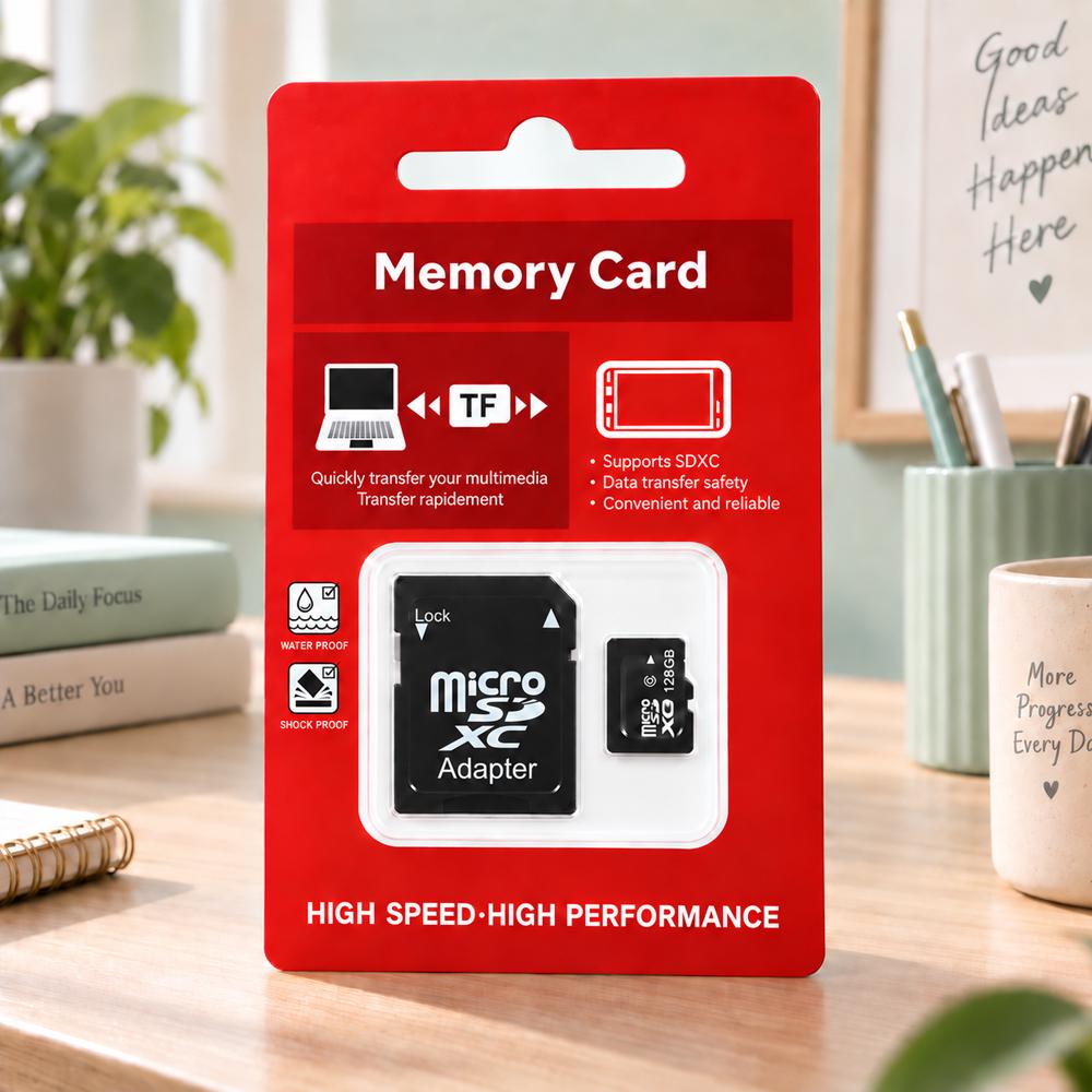 Карта памяти microSD с SD-адаптером 128 ГБ (37-126257) Карта памяти microSD с SD-адаптером 128 ГБ (37-126257)