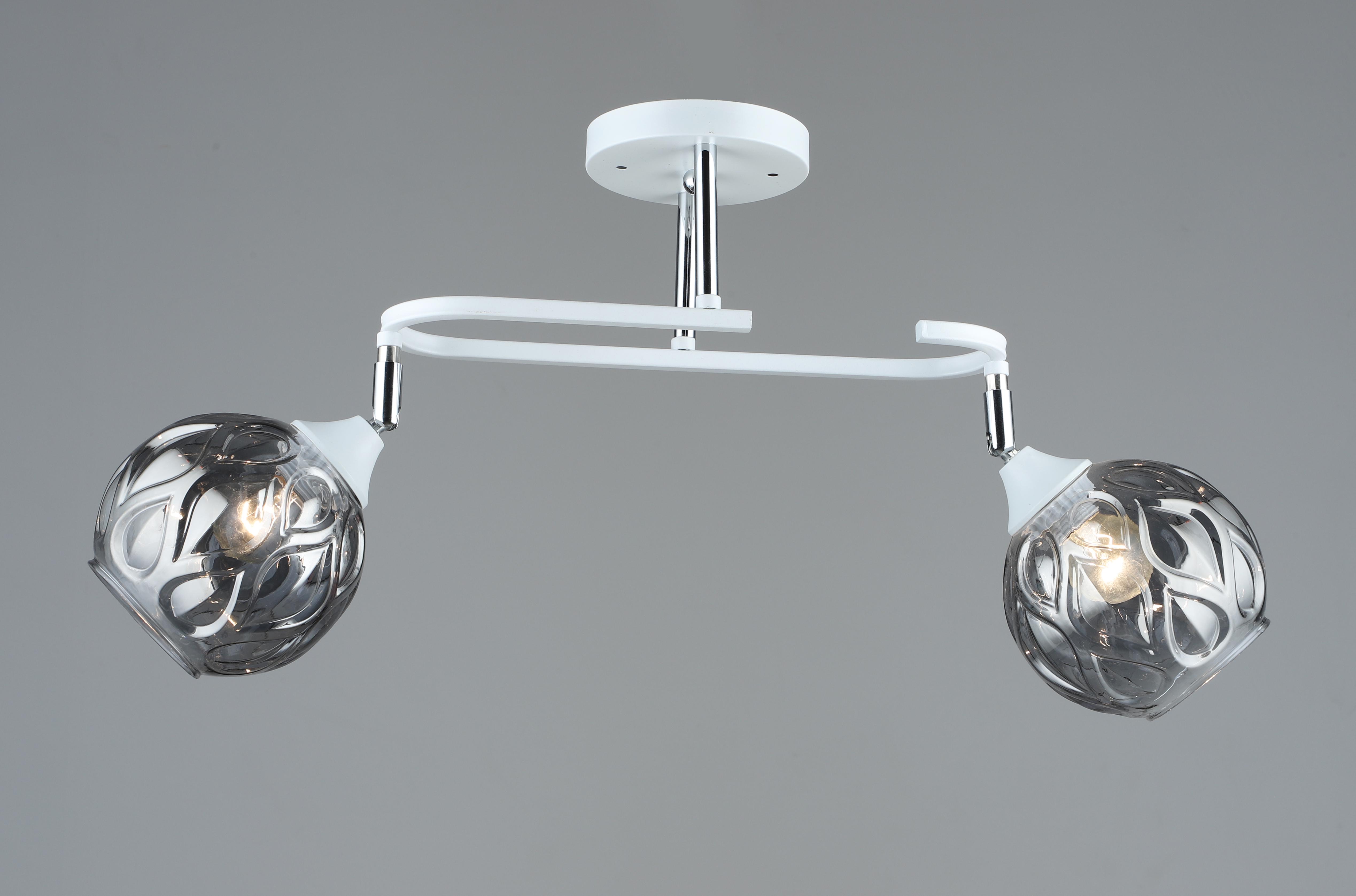 Люстра стельова Sirius B A4071/2 WT+CH з поворотним механізмом (000040643)