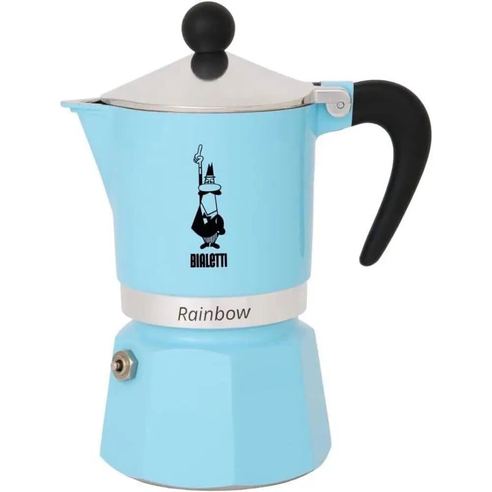 Кофеварка гейзерная Bialetti Rainbow 1ч Blue (990005041/NP)