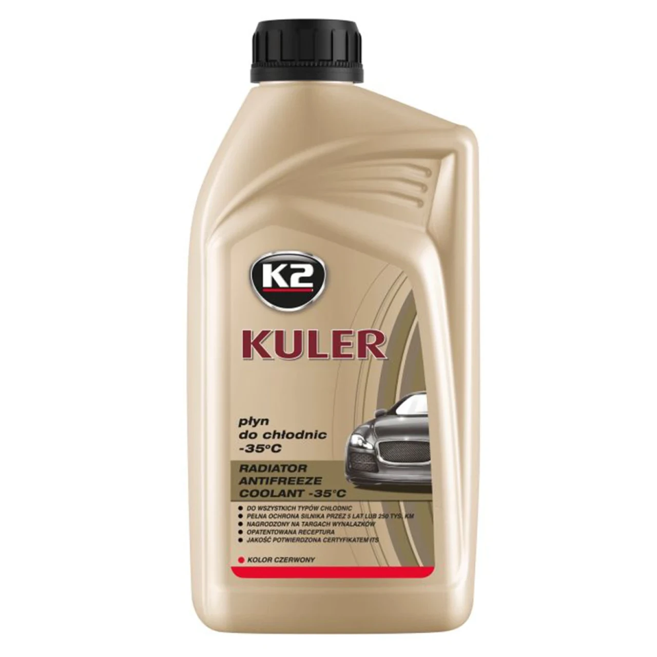 Жидкость охлаждающая K2 Kuler Long Life -35 °C G12 1 л Красный Жидкость охлаждающая K2 Kuler Long Life -35 °C G12 1 л Красный