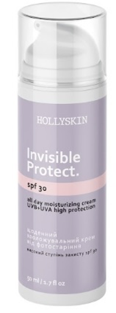 Крем для обличчя від фотостаріння HOLLYSKIN Invisible Protect 50 мл (4820200411132) - фото 2