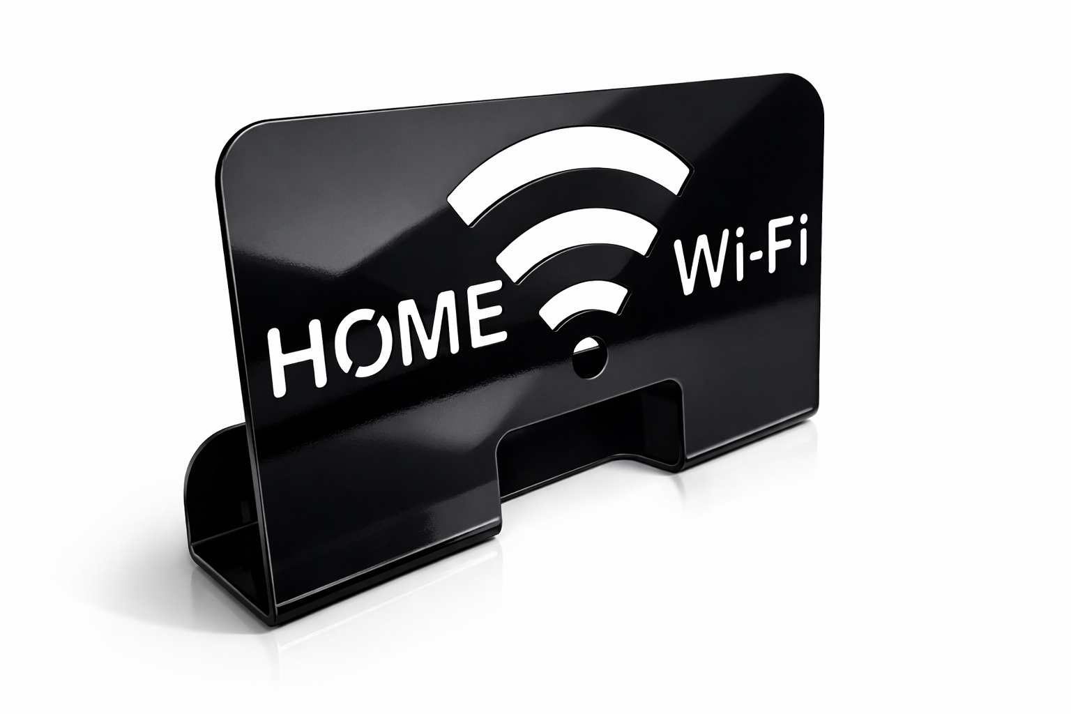 Підставка для роутера Modern металева вертикальна Чорний (TN0028)