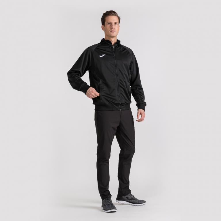 Олімпійка Joma 100086.100 Jacket Gala 4XS Black (9995165845058) - фото 2