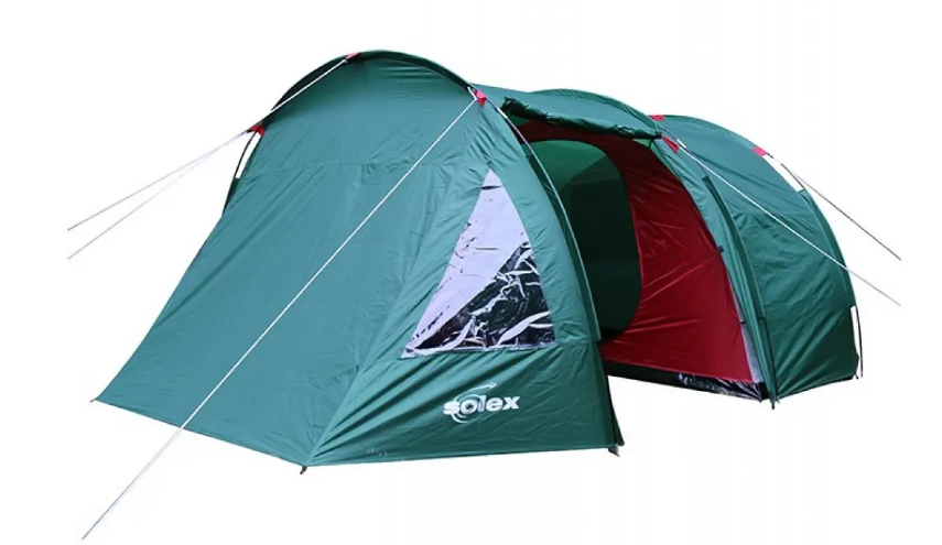 Палатка туристическая полубочка ARKANSAS 82147 5-местная 475х305х180 см с тамбуром (2021103197)