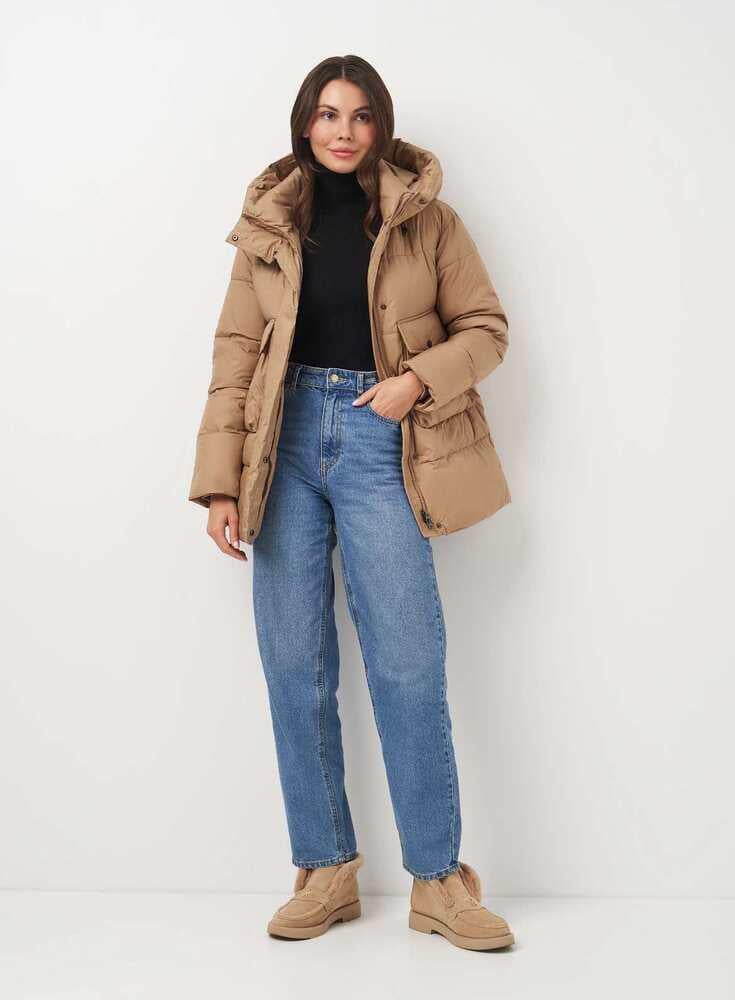 Пальто жіноче Lusskiri 9639x899 2XL Світло-коричневий (192900-4) - фото 3 Пальто жіноче Lusskiri 9639x899 2XL Світло-коричневий (192900-4) - фото 3