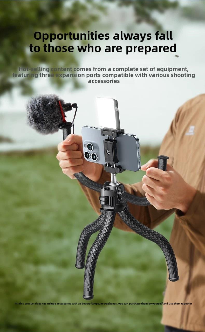 Штатив телескопічний Ugreen 360° алюмінієвий 287 мм (29657155) - фото 14