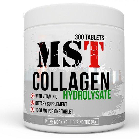 Хондропротектор для спорту MST Nutrition Collagen Hydrolysate 300 Tabs