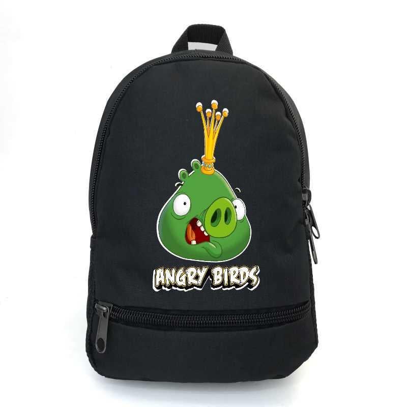 Школьный рюкзак подростковый Cappuccino Toys с принтом Angry Birds ANG-001 12,5 л Черный (2133990326)