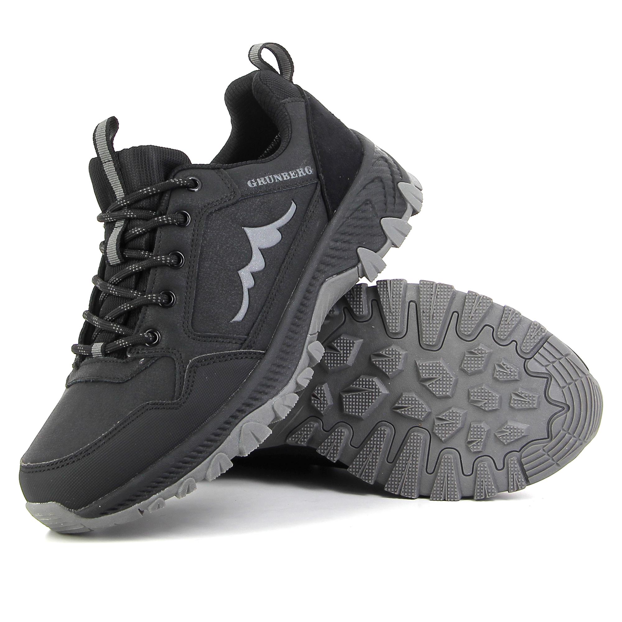 Кроссовки мужские осенние Grunberg р. 43 Черный (35055-43) - фото 2 Кроссовки мужские осенние Grunberg р. 43 Черный (35055-43) - фото 2