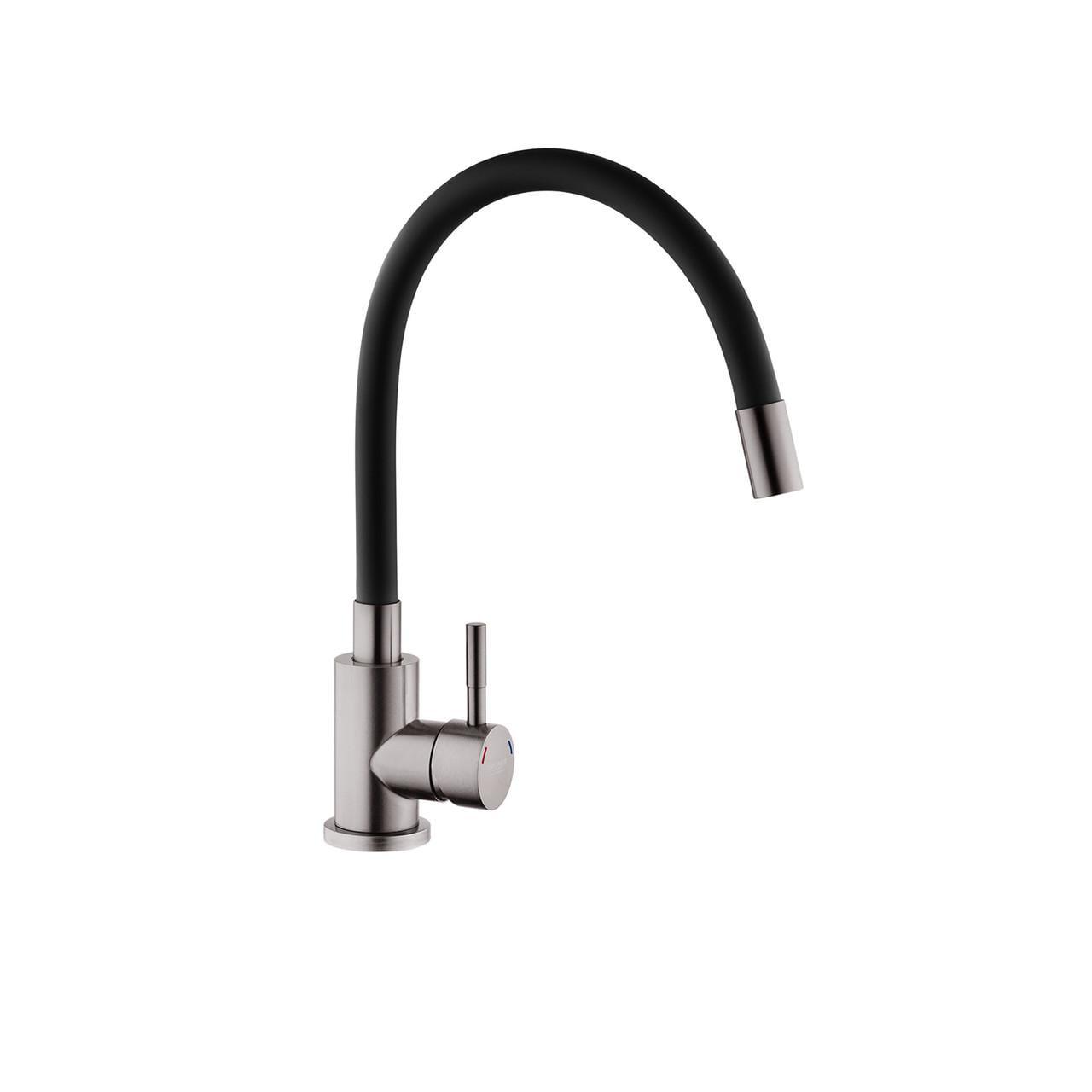 Смеситель для кухни Kroner KRP Edelstahl Klassisch PVD035BLK Смеситель для кухни Kroner KRP Edelstahl Klassisch PVD035BLK