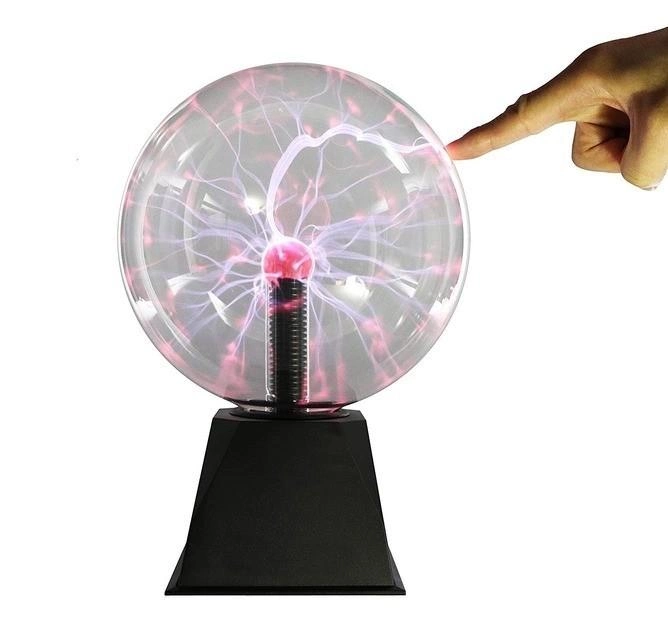 Ночник настольный Plasma ball Тесла с молниями - фото 5