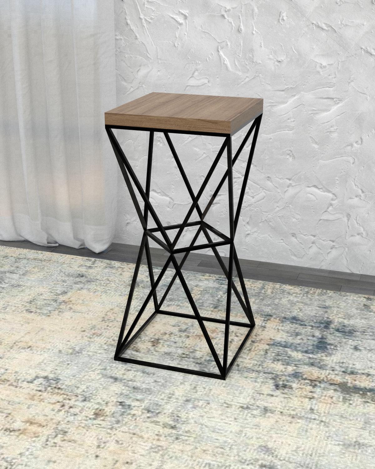 Барний стілець EcoLoft Тетра DSP-1363-4 в стилі лофт Монтеверде (32145847)