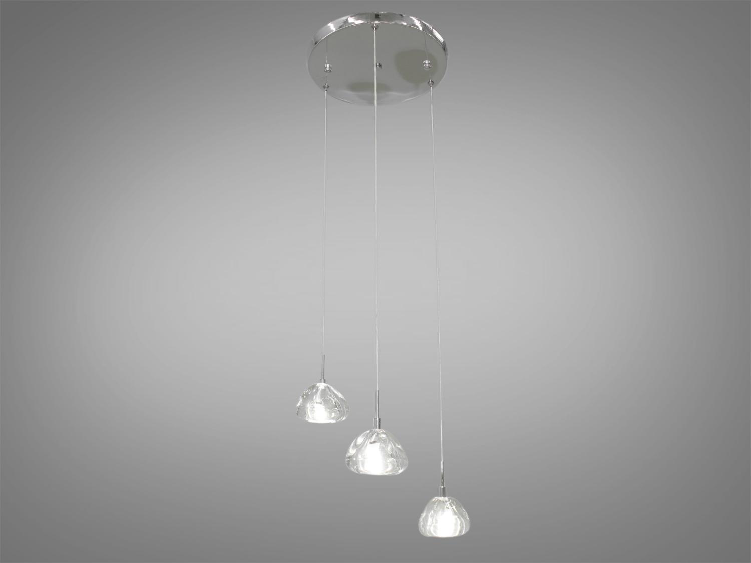 Люстра подвесная 20 Вт Хром (3004/3HR) - фото 1 Люстра подвесная 20 Вт Хром (3004/3HR) - фото 1