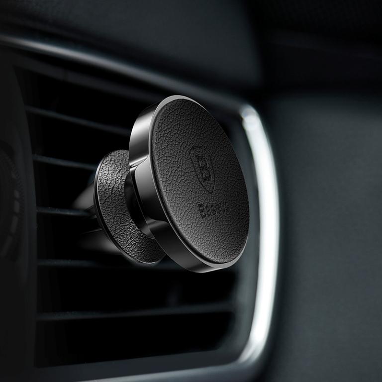 Автодержатель Baseus Small Ears Magnetic Bracket Black (SUER-E01) - фото 3 Автодержатель Baseus Small Ears Magnetic Bracket Black (SUER-E01) - фото 3