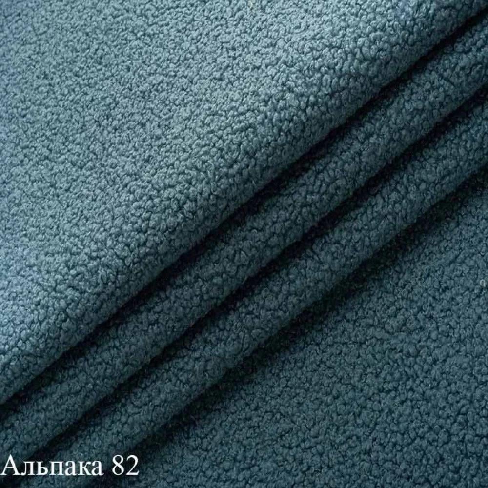 Диван офисный Tobi Sho Бенно-1 с подлокотниками и деревянными ножками букле Alpaca Пыльный голубой/82, 1400х720х750 мм - фото 5