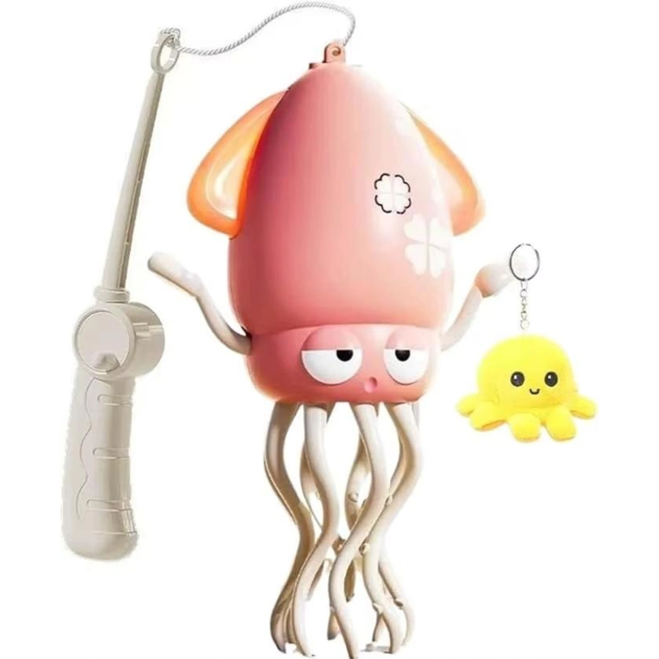 Іграшка інтерактивна Кальмар з рухом та сенсорами Рожевий