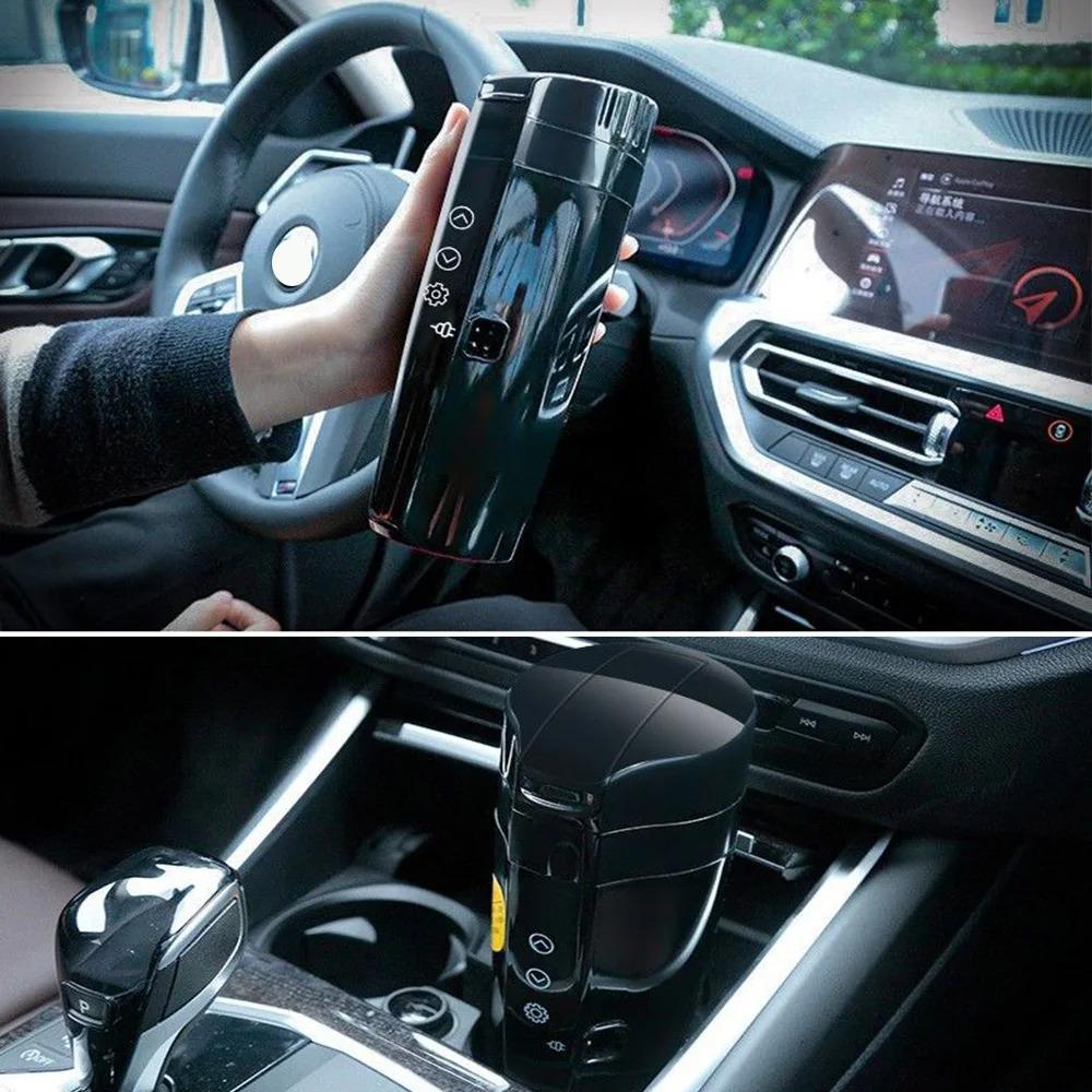 Термос з підігрівом від прикурювача 12 Вт з дисплеєм регулювання температури - фото 2 Термос з підігрівом від прикурювача 12 Вт з дисплеєм регулювання температури - фото 2