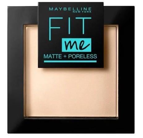 Пудра для лица матирующая компактная Maybelline New York Fit Me! Matte + Poreless 220 Natural Beige 9 г (2193921661)