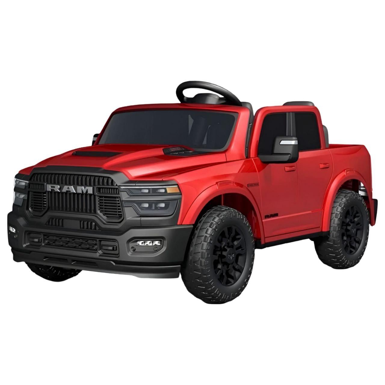Детский электромобиль RM-6523-5 в стиле Dodge Ram 24V 2 мотора по 45W двухместный Bluetooth Красный (34953709)