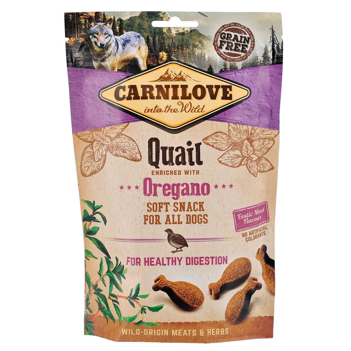 Лакомство для собак Carnilove Quail with Orega№ 200 г