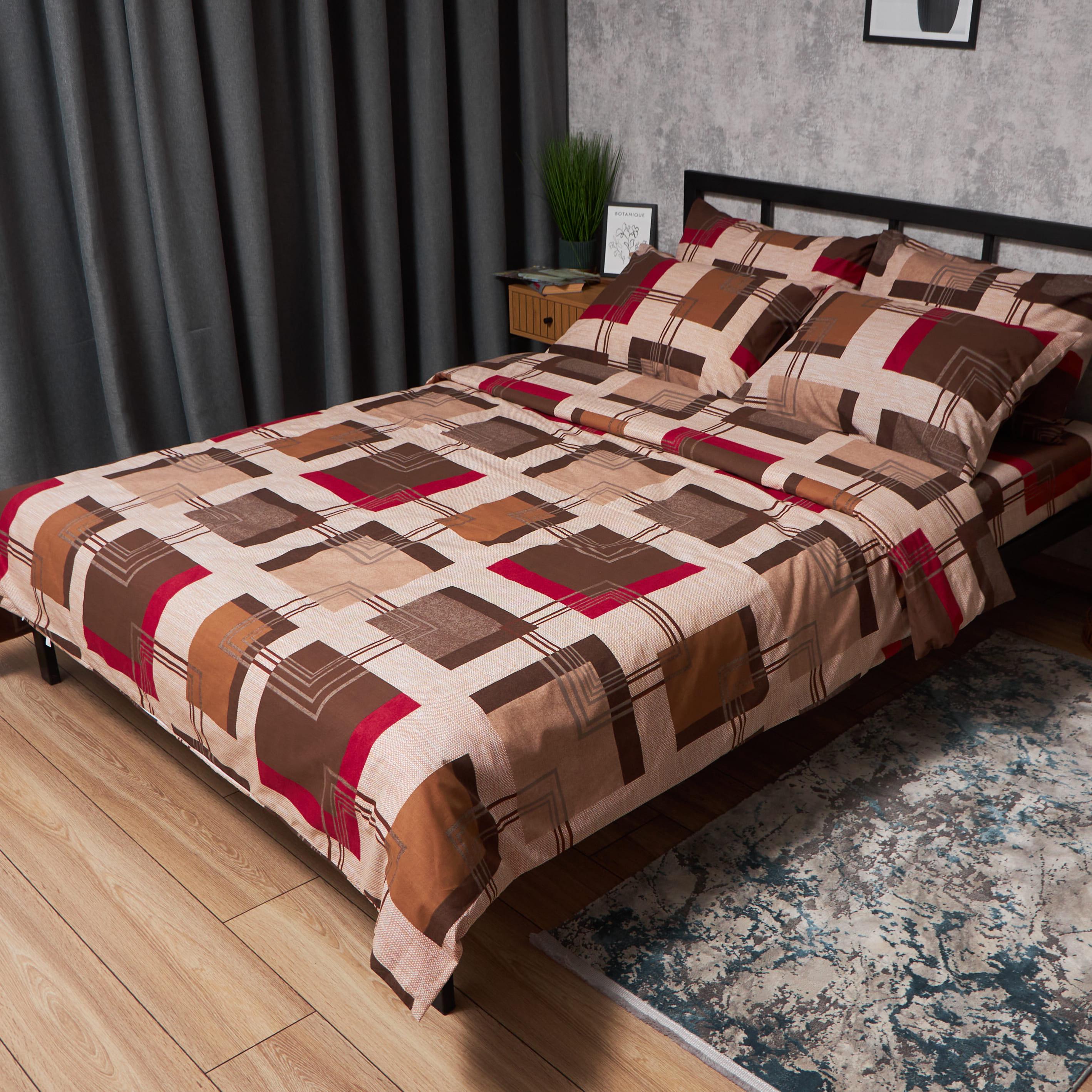 Комплект постельного белья Moon&Star Бязь Gold Люкс Retro Geometry наволочки 2 шт. семейный 143х210х2 см (MS-820006712)