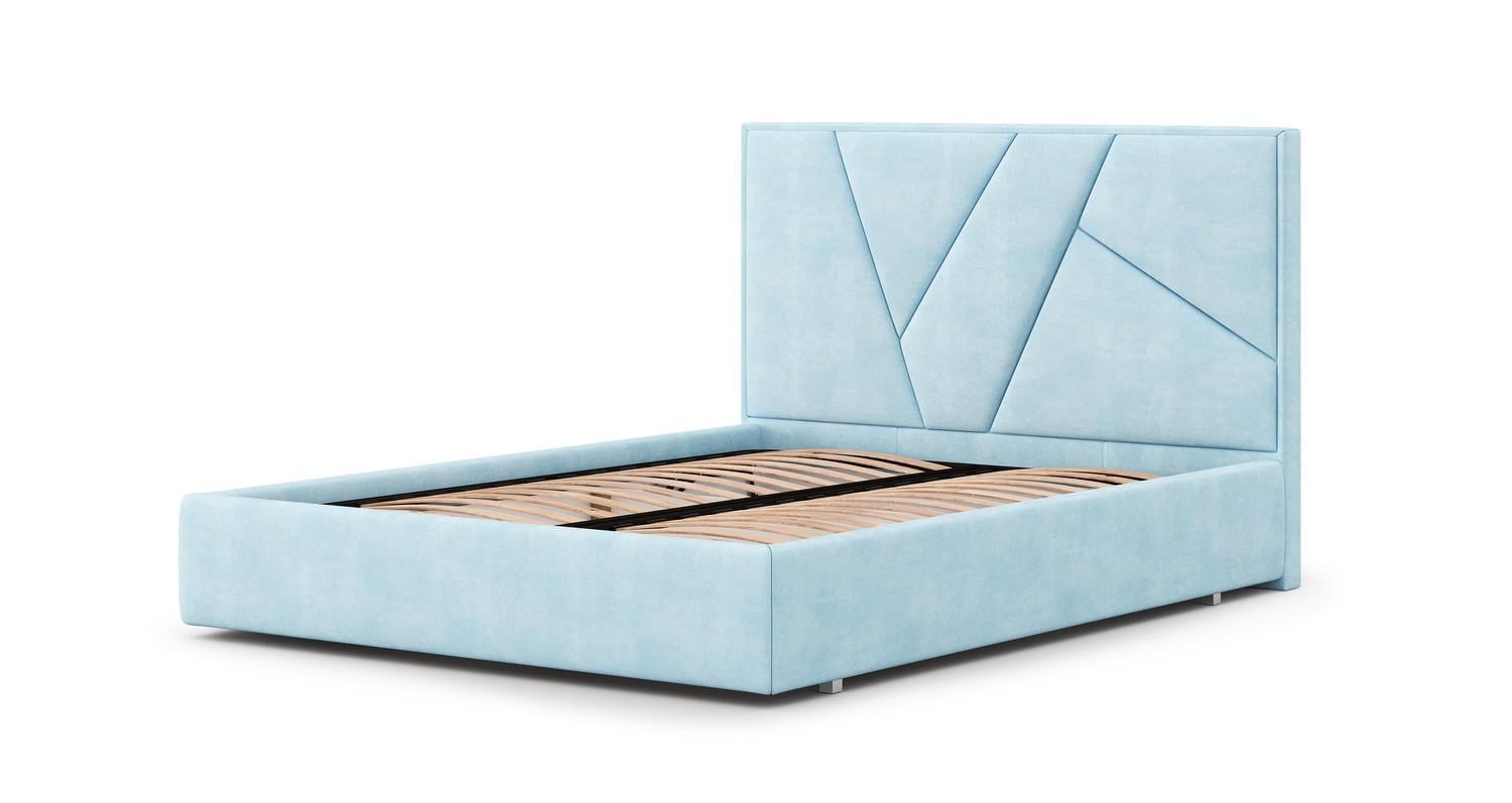 Кровать с подъемным механизмом Капри Divotex Simple 23 Light Denim 180х200 см Blue