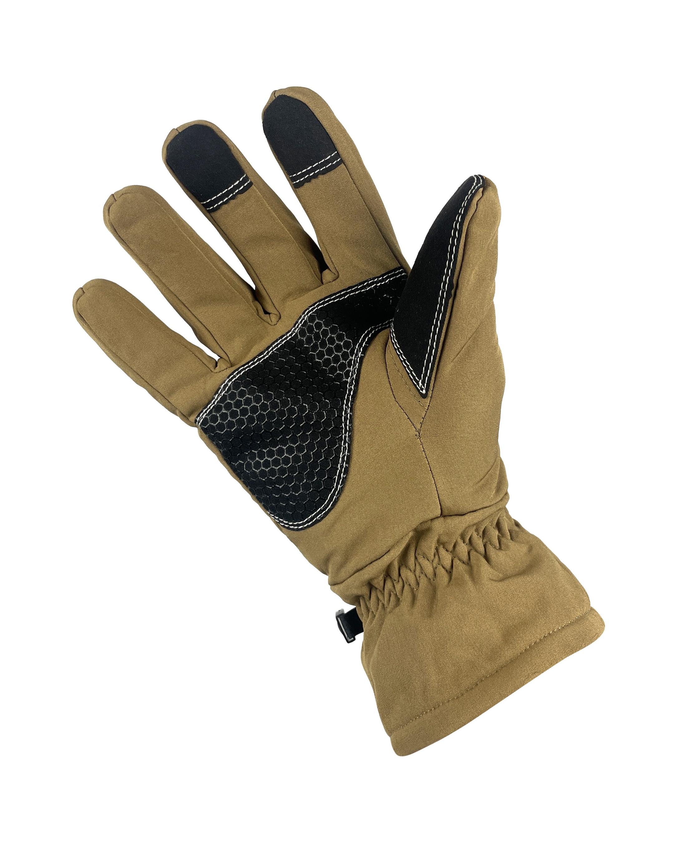 Перчатки военные мужские зимние SoftShell M Койот (RUK-6.3.M) - фото 2 Перчатки военные мужские зимние SoftShell M Койот (RUK-6.3.M) - фото 2