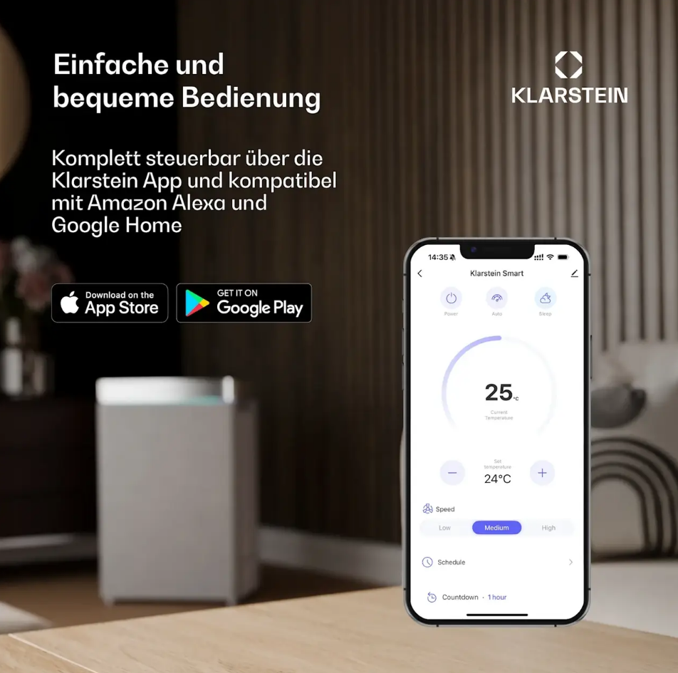 Вентилятор умный потолочный KLARSTEIN Fiji Flow для дома офиса 132 см (10046092) - фото 7 Вентилятор умный потолочный KLARSTEIN Fiji Flow для дома офиса 132 см (10046092) - фото 7