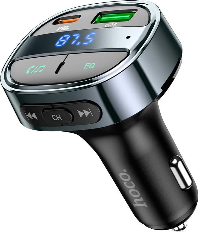 Модулятор FM автомобільний Hoco E70/QC/PD30W/BT5.0 USB (33519) Модулятор FM автомобільний Hoco E70/QC/PD30W/BT5.0 USB (33519)