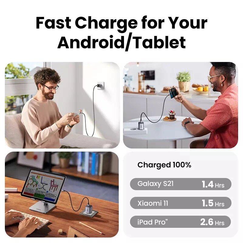 Зарядное устройство сетевое UGREEN CD318 GaN Nexode 20W (90664) - фото 4
