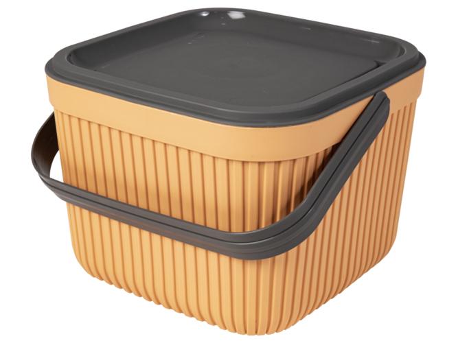 Корзина Herevin Peach с ручкой и крышкой 7 л (MLM-161199-156) Корзина Herevin Peach с ручкой и крышкой 7 л (MLM-161199-156)