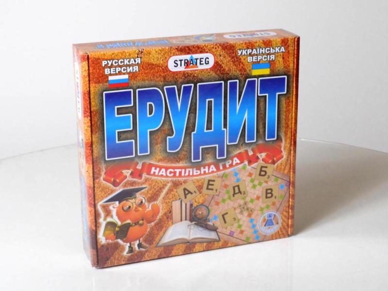 Настільна гра Strateg Ерудит розвиваюча (MTT-26355)