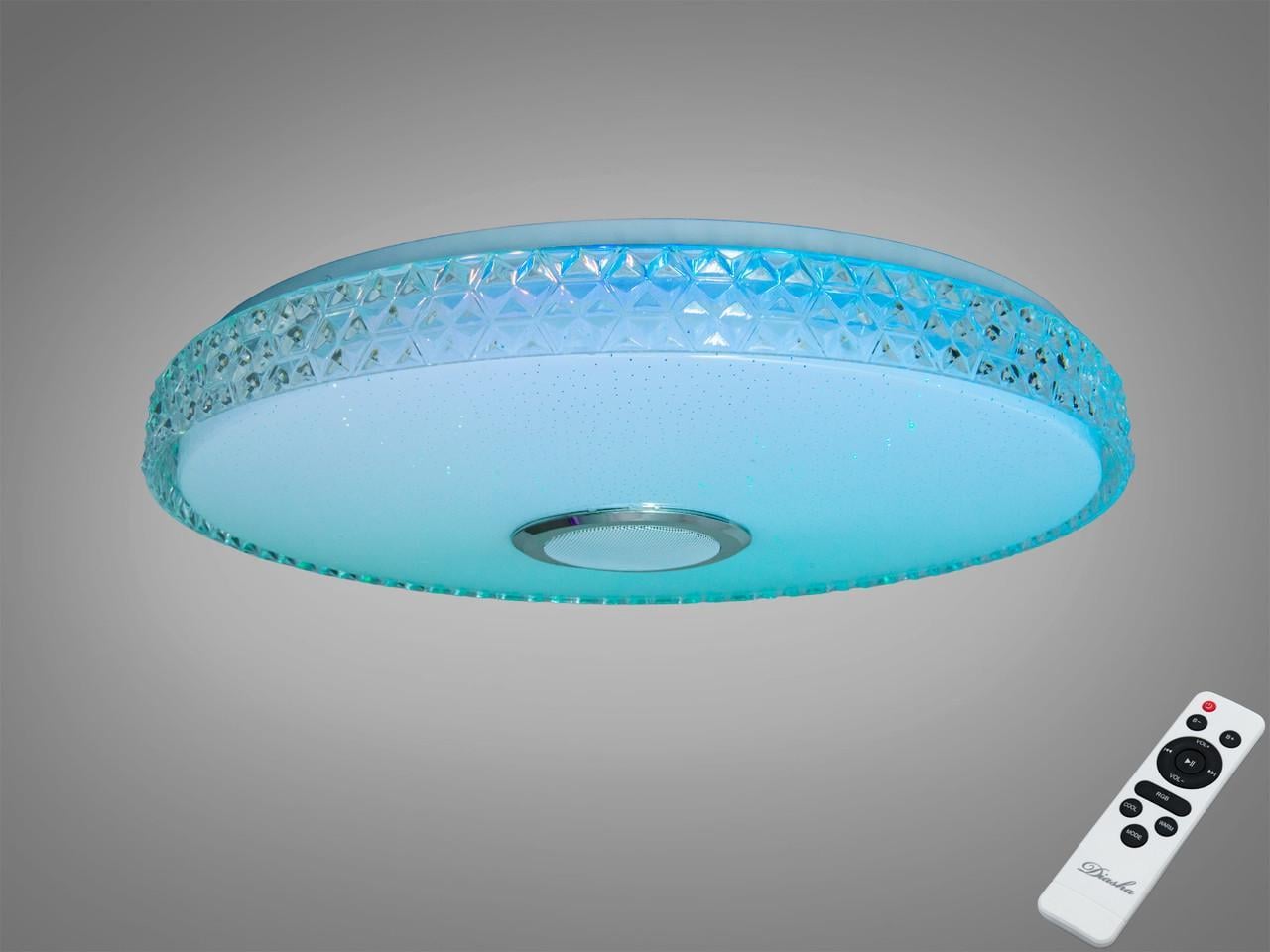 Люстра потолочная светодиодная TUYA 80Вт RGB Bluetooth Белый (2989250454)