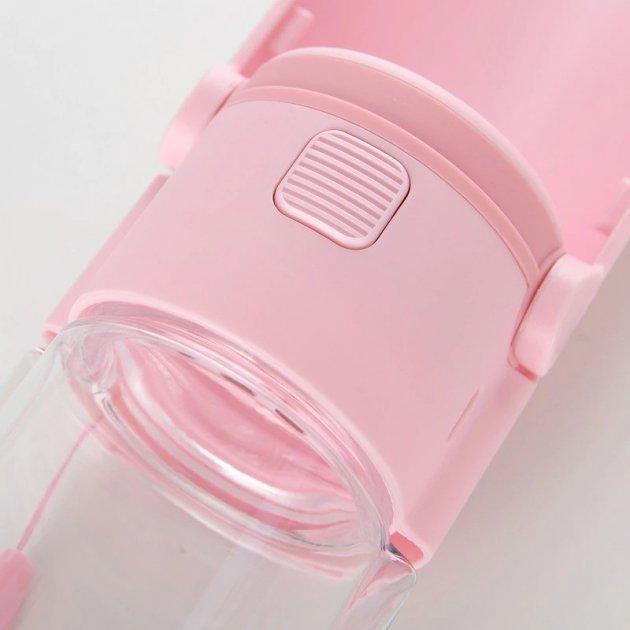 Поилка походная для собак Redminut 300 мл со шнурком Розовый (1604131081) - фото 5 Поилка походная для собак Redminut 300 мл со шнурком Розовый (1604131081) - фото 5