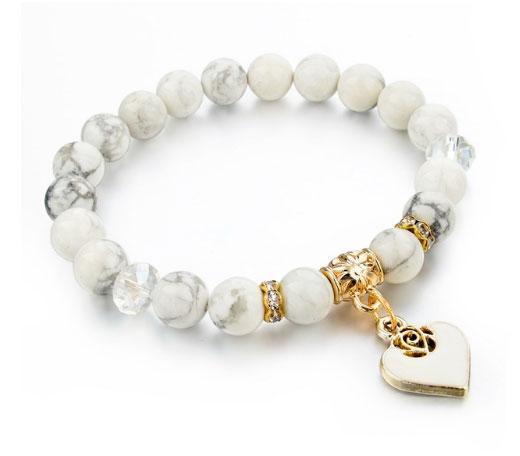 Женский браслет с подвеской Primo Heart White (806028398)