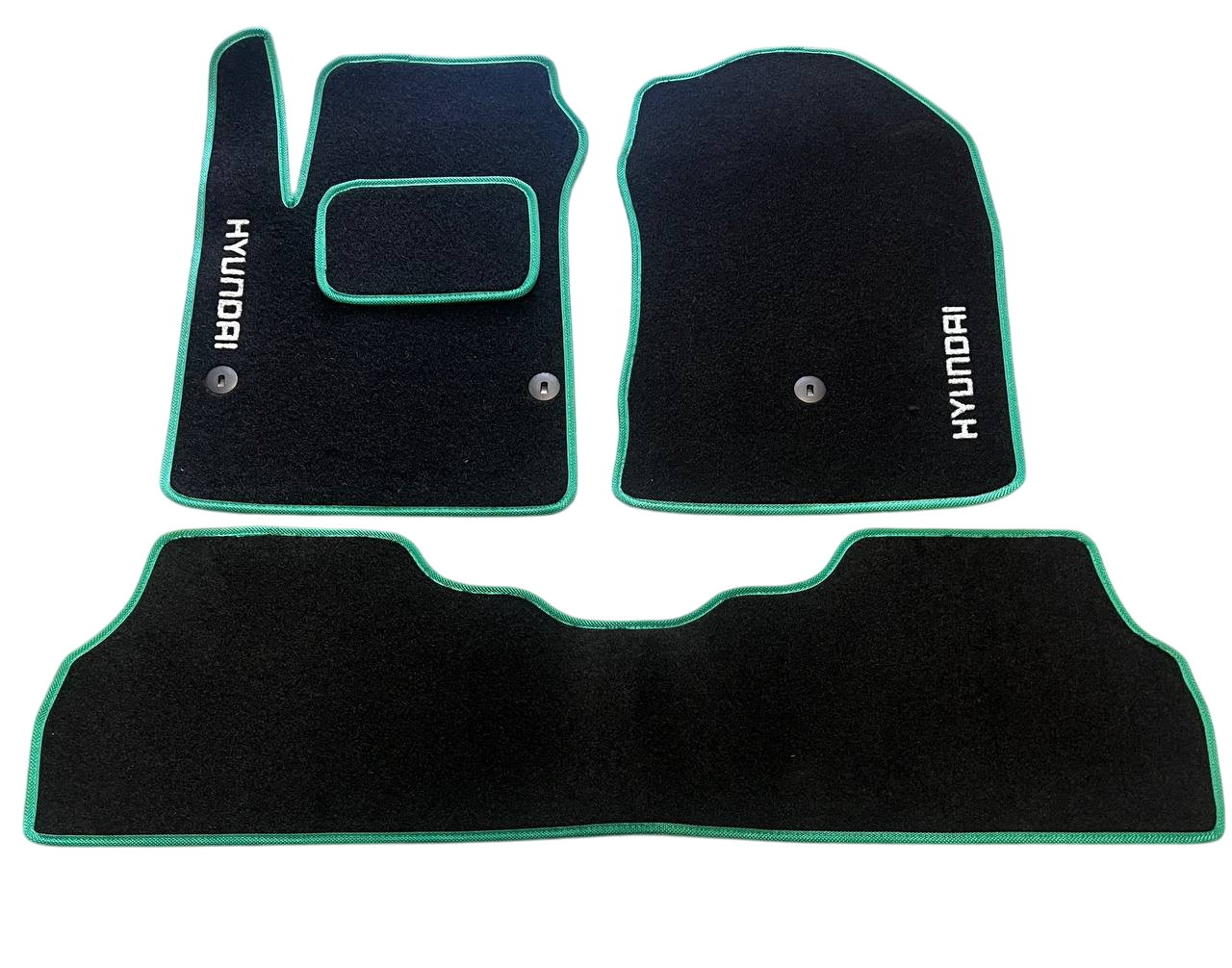 Килимки в салон ворсові для Hyundai Kona електро 2018- 5 шт. Чорний (27327362)