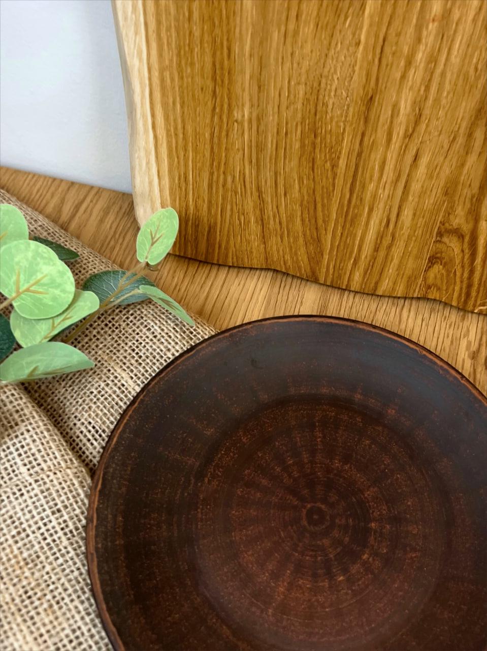 Тарілка керамічна глиняна гладка 21 см (3003-5) - фото 5 Тарілка керамічна глиняна гладка 21 см (3003-5) - фото 5