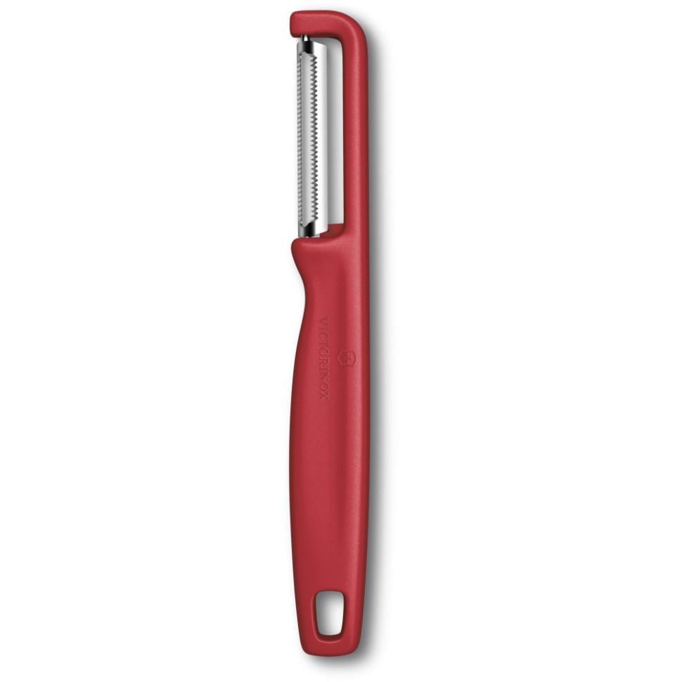 Овощечистка с двойным зубчатым лезвием Victorinox Iota 165 мм Red (Vx60943.1)