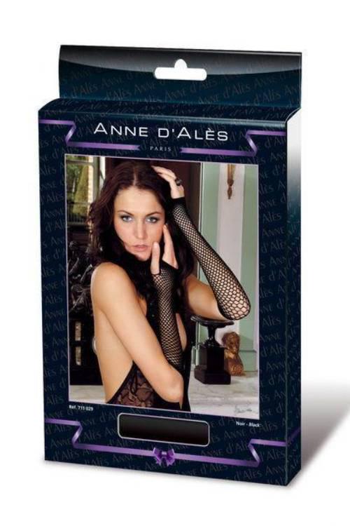 Митенки из сетки Anne De Ales Black