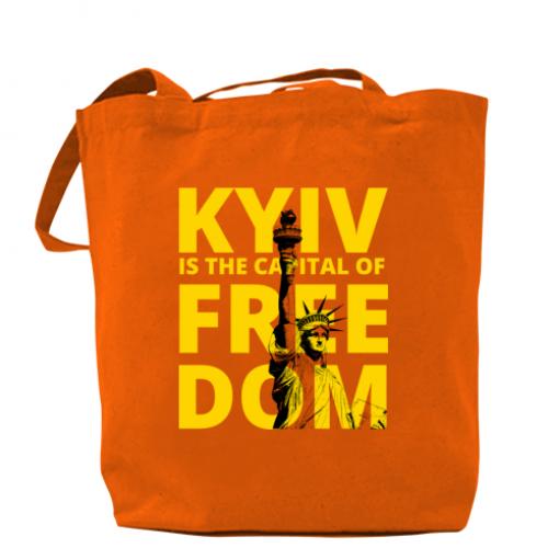 Шоппер Kyiv является capital of freedom Оранжевый (16852545-9-165066)